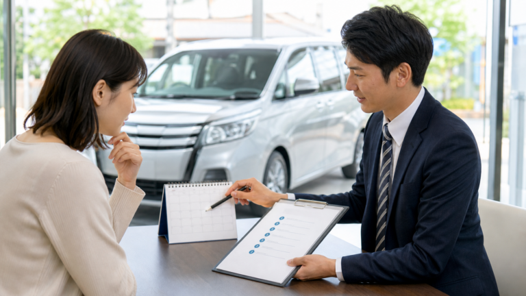 廃車無料サービスのキャンセル条件を契約前に確認するイメージ