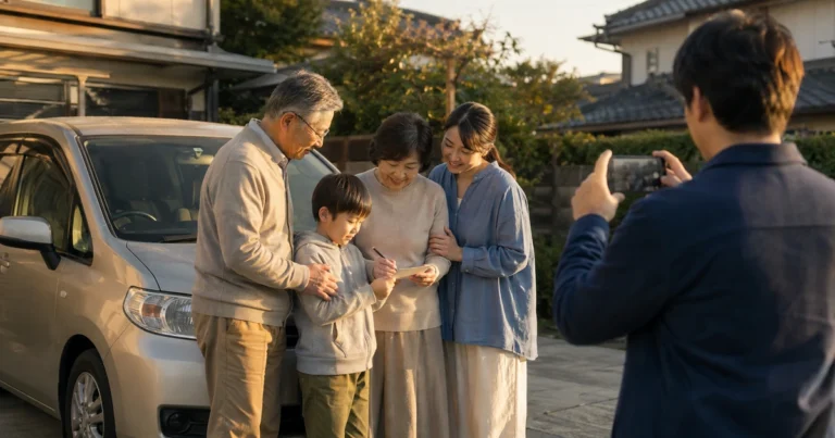 愛車への「ありがとう」を家族で残す方法｜手放す前に作る3行メッセージのイメージ