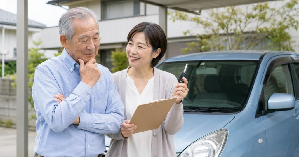 免許返納後、車の引き取りに本人が立ち会えないとき｜家族が確認する6項目のイメージ