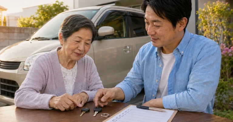 スペアキーやキーホルダーは記念に残せる？車を手放す前の分け方と確認のイメージ